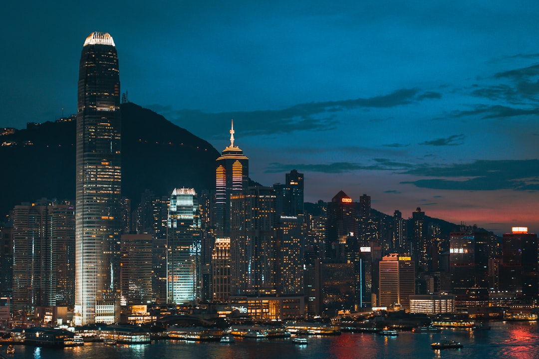 Hong Kong Victoria Harbour skyline