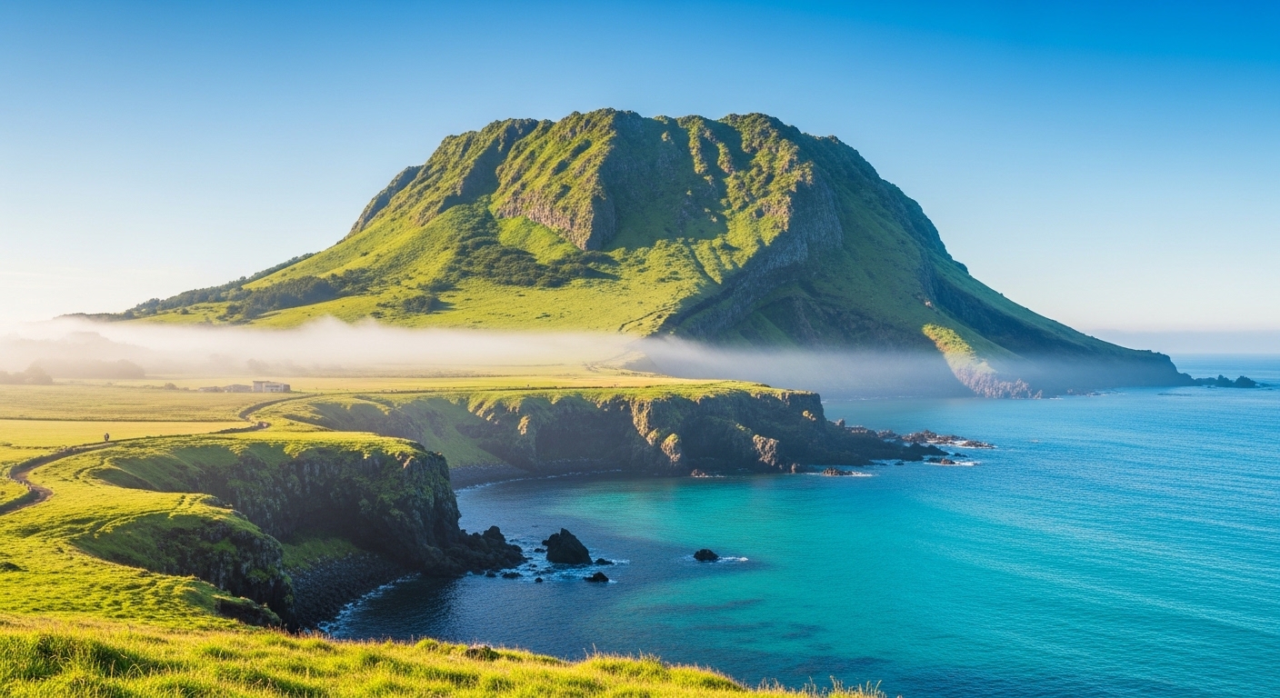 Jeju Island volcanic landscape