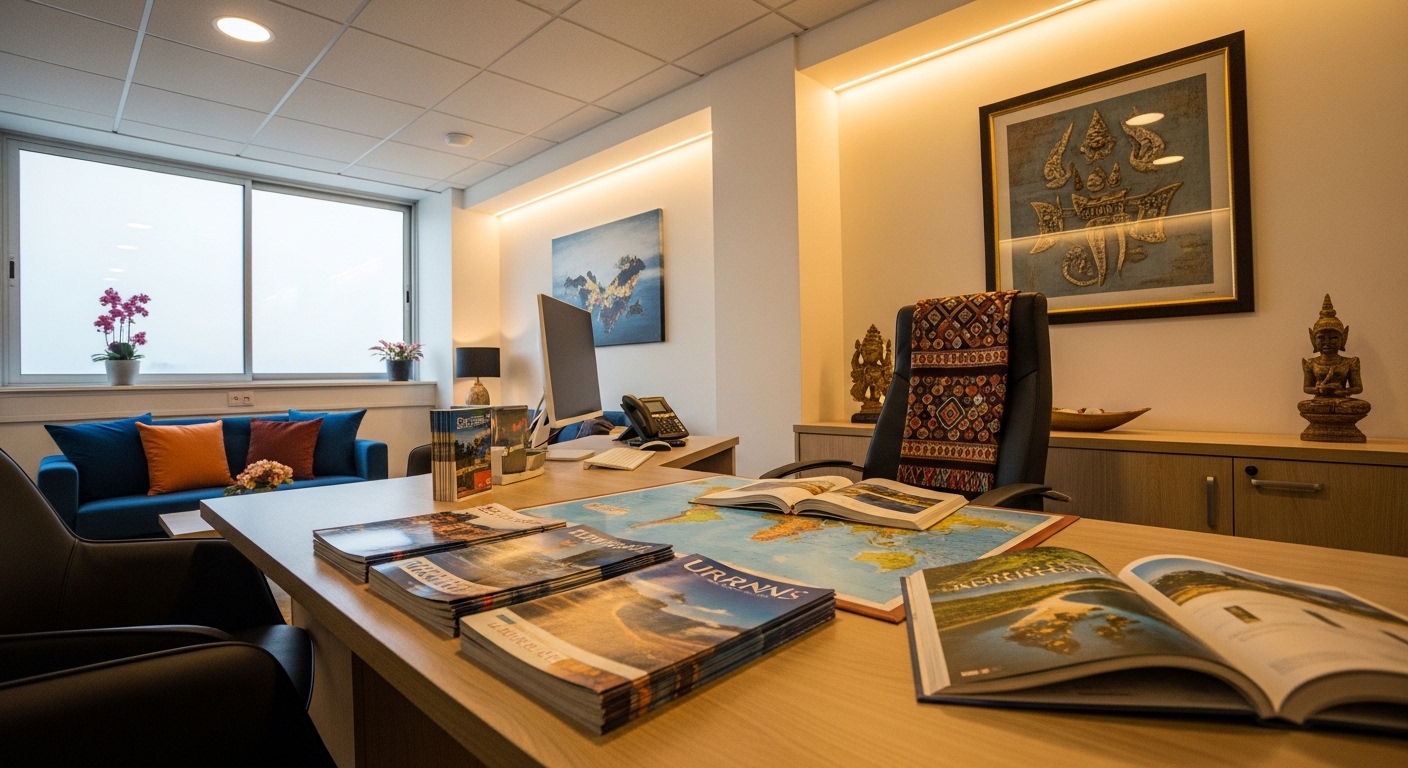 Mesho Travel & Tours office consultation space