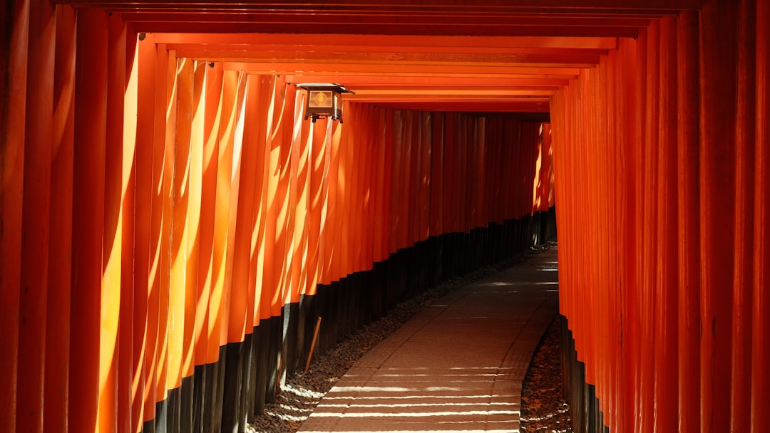 Kyoto Fushimi Inari shrine famous red torii gates