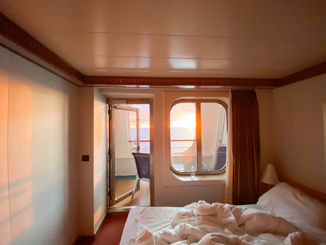 Luxury cruise cabin